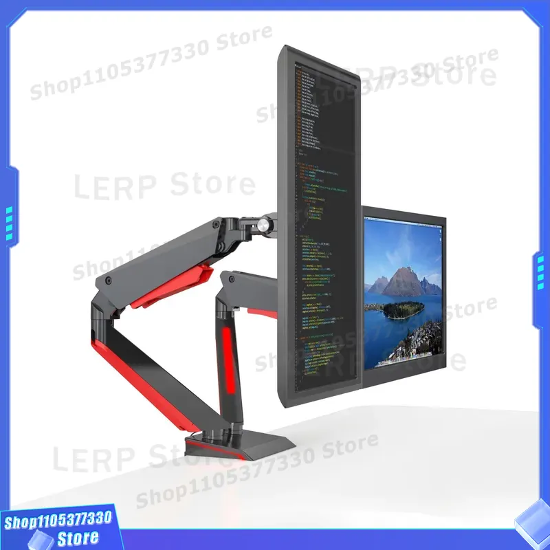 Dual Monitor Desk Setup - Suporte de Mesa para Dois Monitores