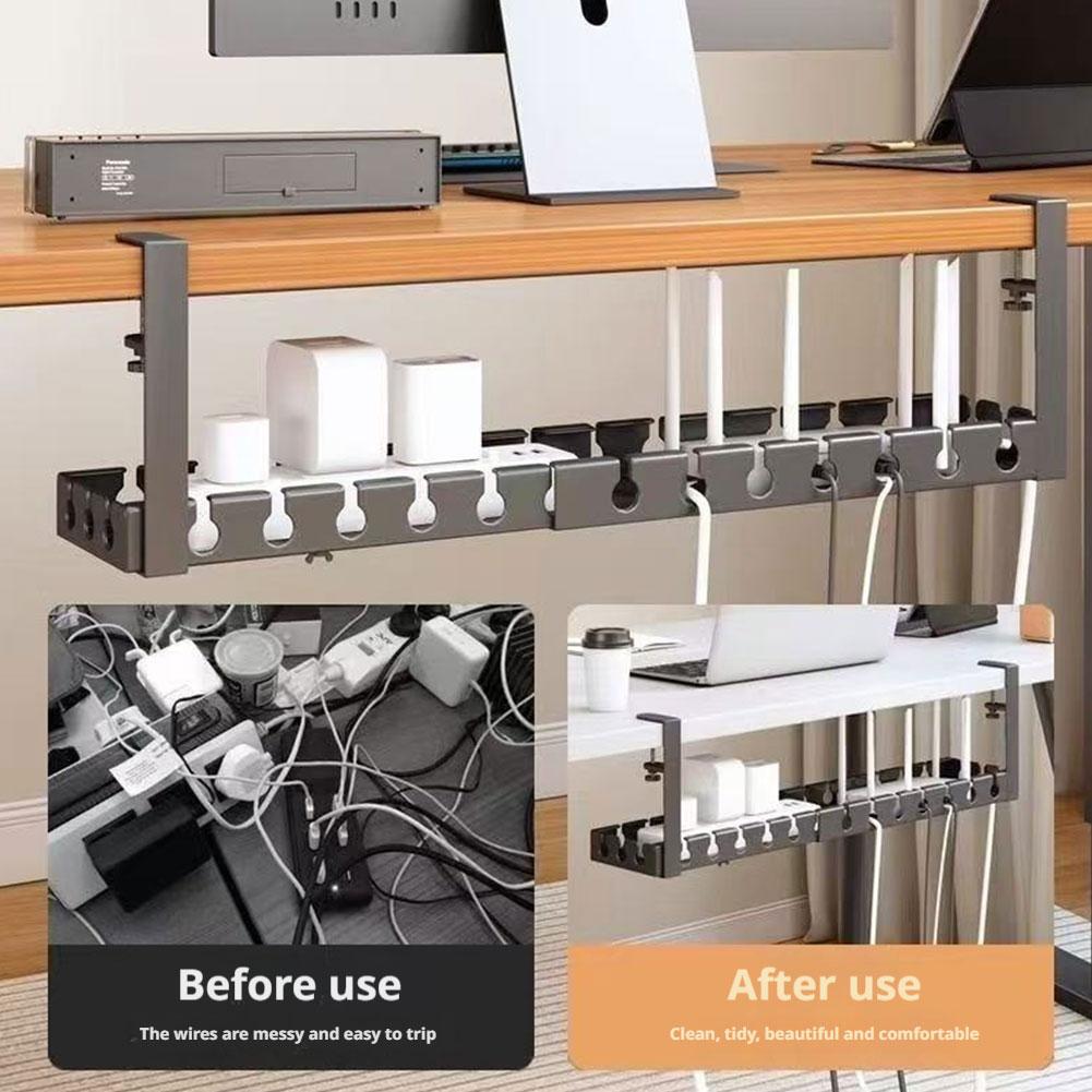 Desk Setup Shelves - Extensível sob a mesa gerenciamento de