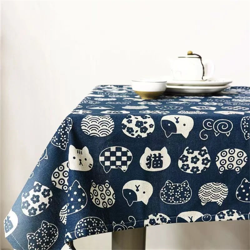Desk Setup Wallpaper - Ins toalha de mesa algodão linho