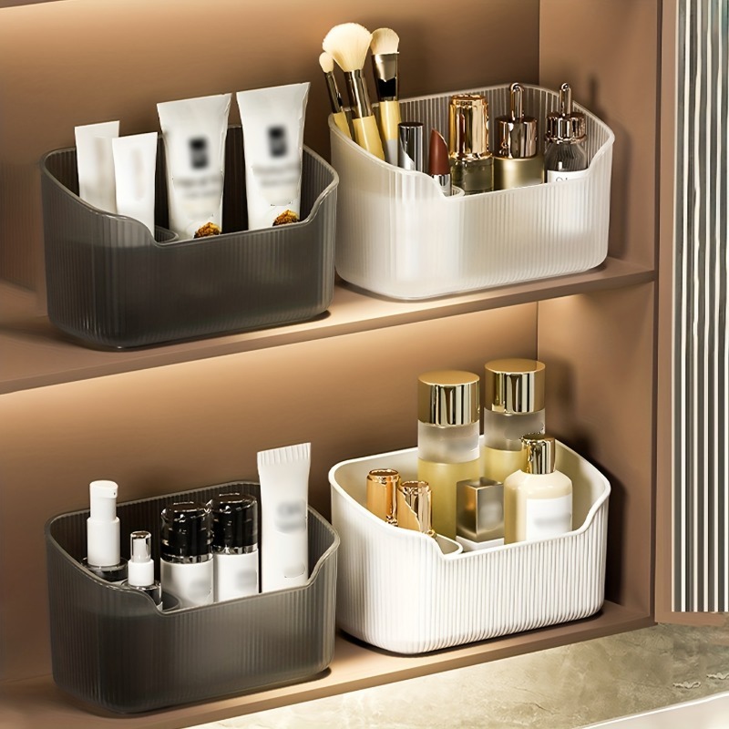 Desk Setup Shelves - Caixa de armazenamento de cosméticos multifuncional,