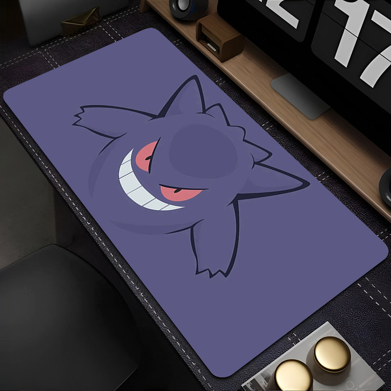 Desk Setup Ergonomic - Mousepad de Borracha PC Pokemon Gengar