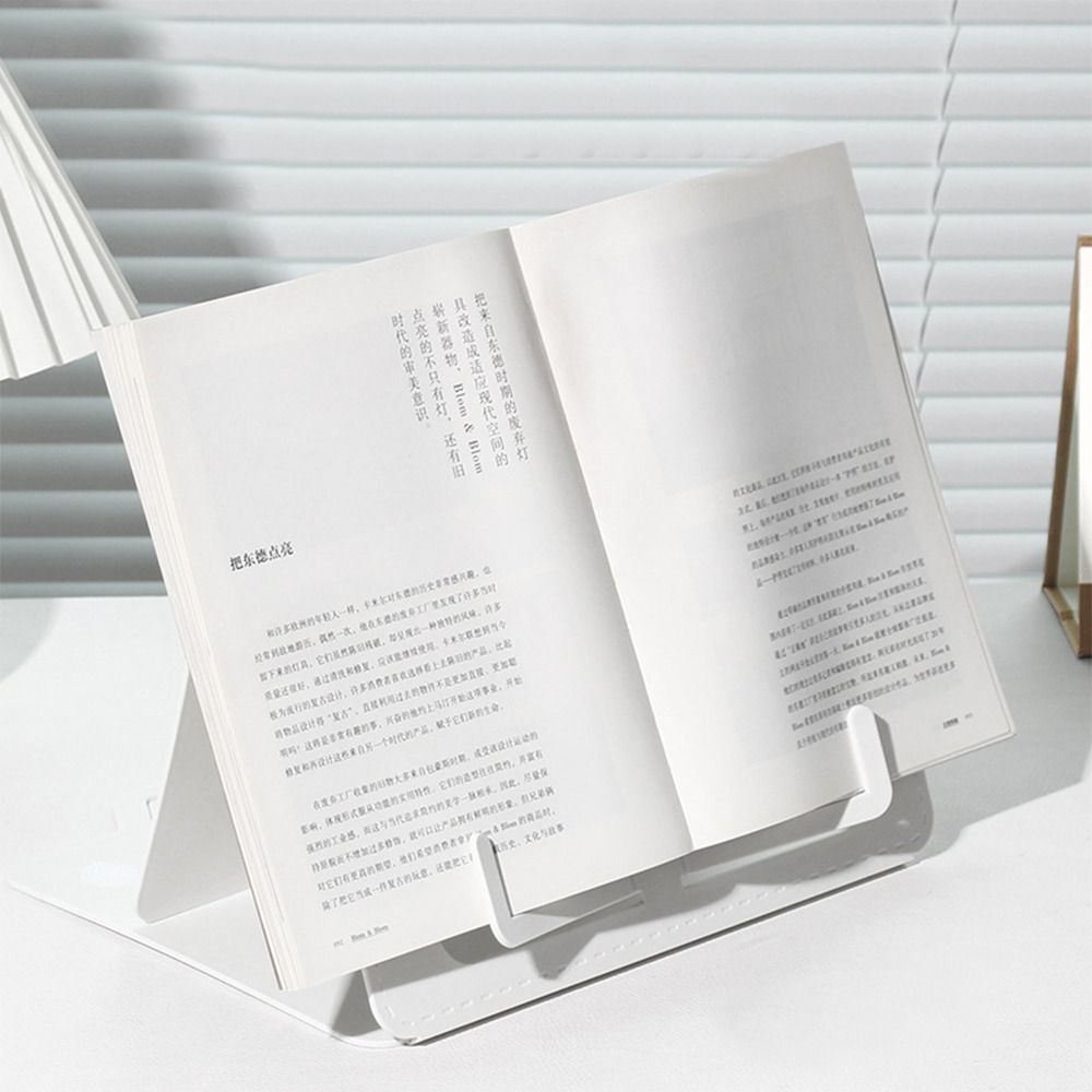 Desk Setup Shelves - Rack de leitura portátil simples, dobrável,