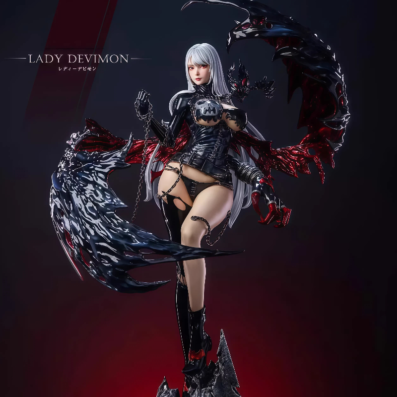 Desk Setup Gifts - Figura GK de Anime Lady Devimon