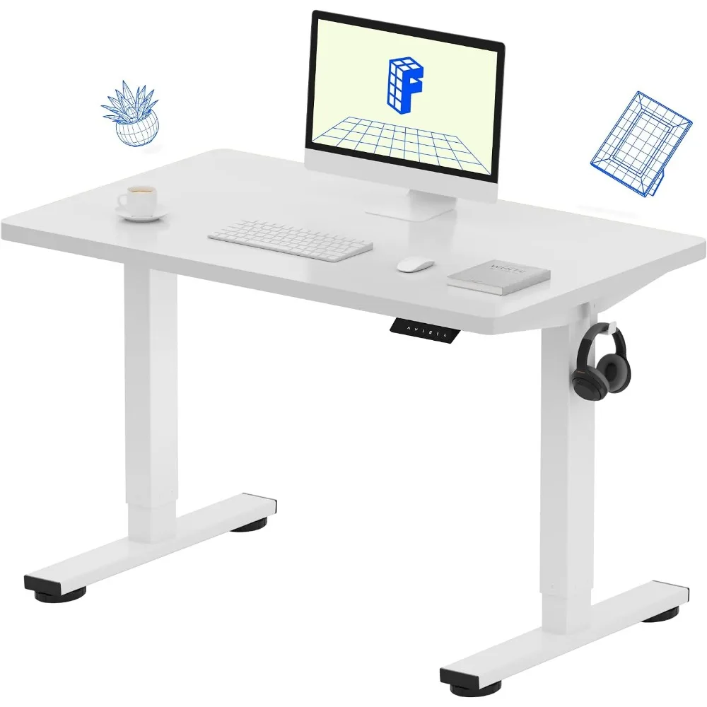 Dual Monitor Desk Setup - FLEXISPOT EN1 Mesa de Escritório Ergonômica