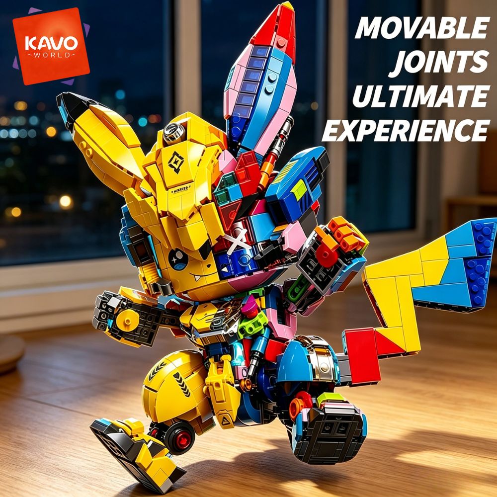 Desk Setup Dorm - KAVOWORLD 1505PCS Kit de Blocos de