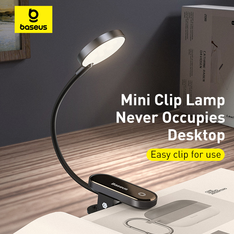 Desk Setup Notebook - Baseus lâmpada de mesa portátil led