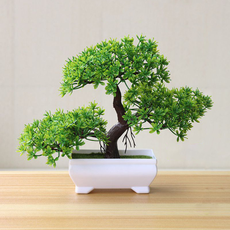 Desk Setup Plants - Árvore Artificial Bonsai, Plantas de Simulação