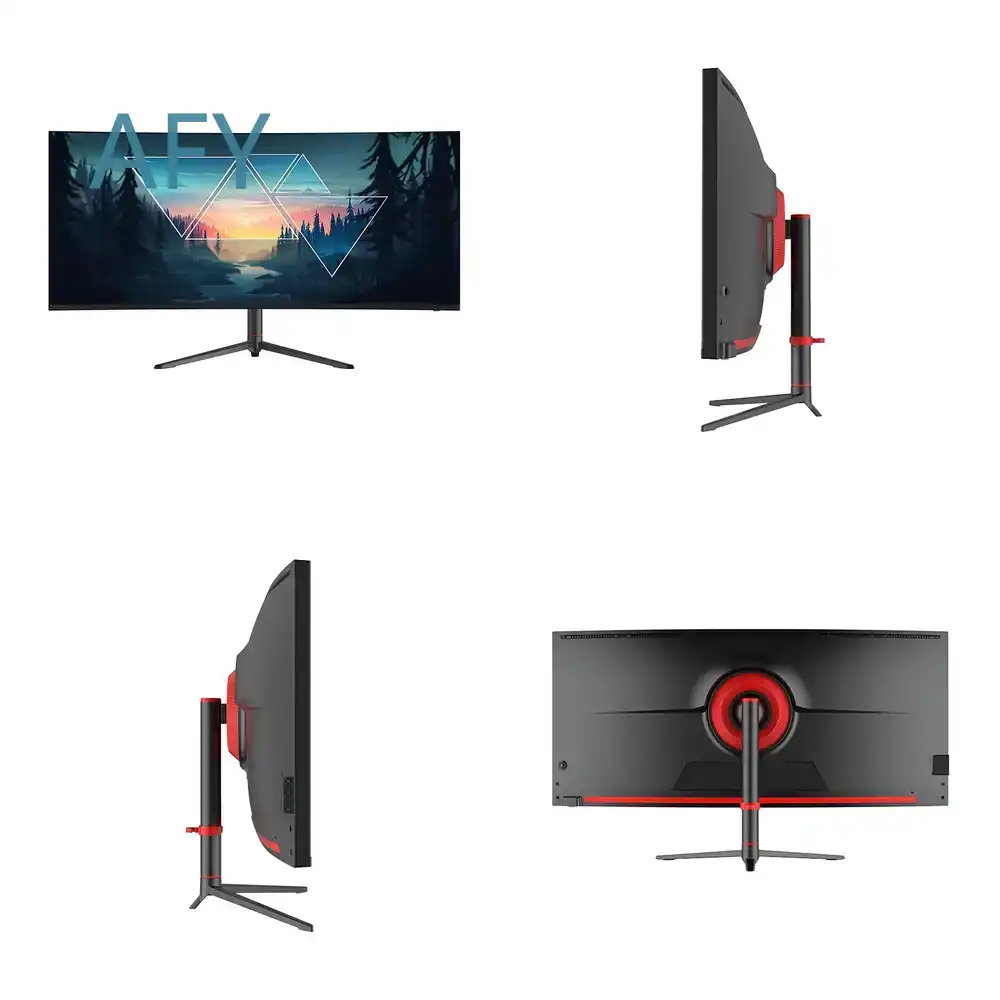 Dual Monitor Desk Setup - Monitor curvo para jogos Flashworth de