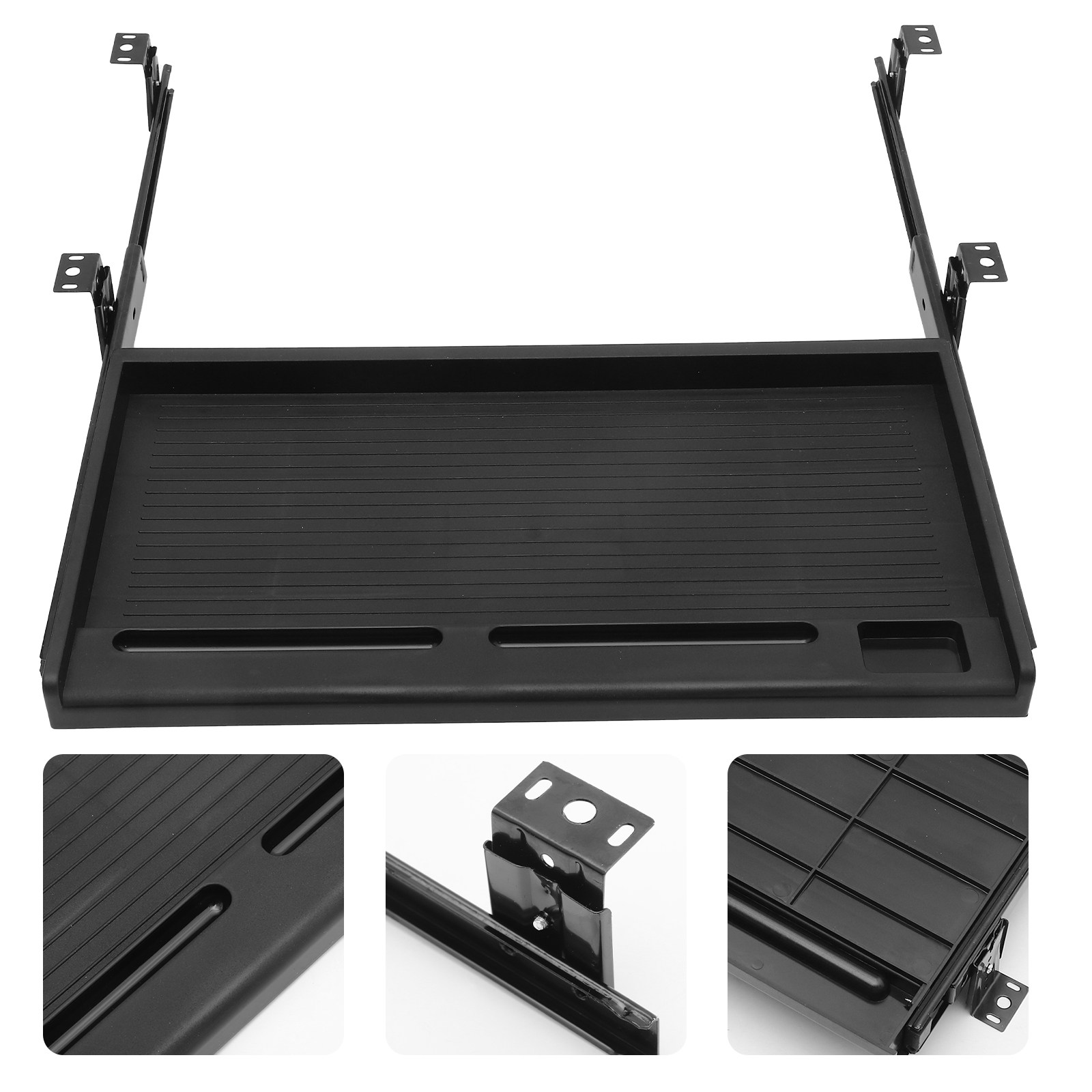 Desk Setup With Keyboard Tray - 1 Conjunto de Bandeja Deslizante para