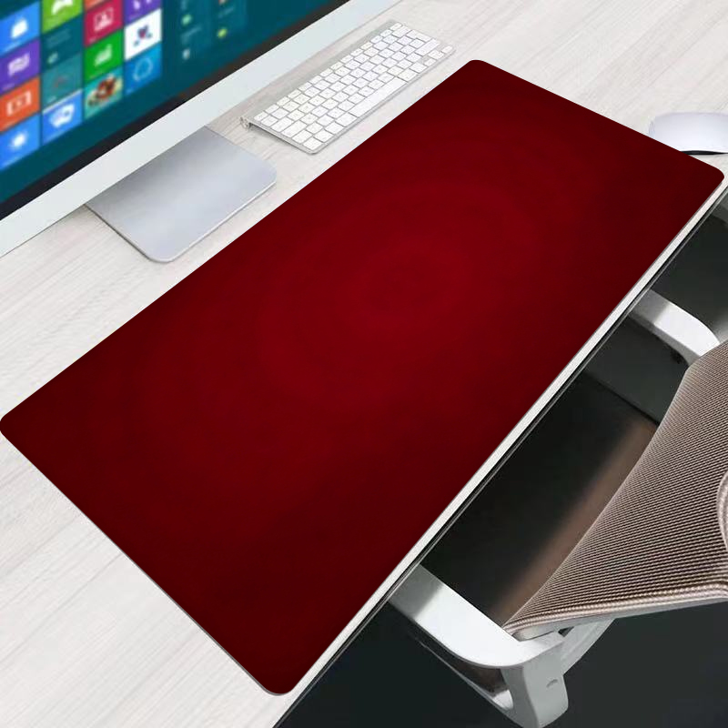 Desk Setup Ergonomic - Mouse Pad Vermelho para Escritório, Tapete