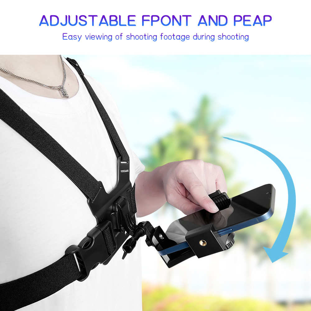 Dual Phone Holder - Suporte de Peito para Celular Ajustável