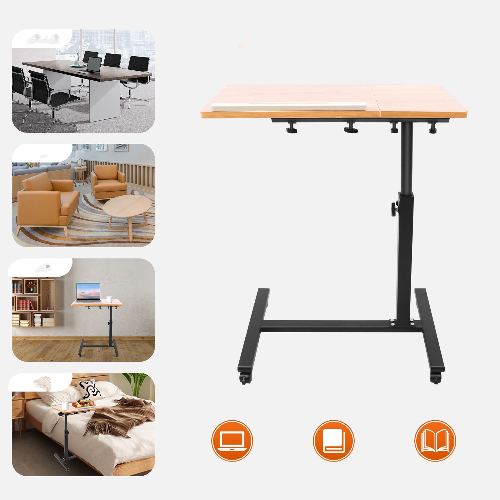 Mesa para laptop móvel ajustáv - Desk Setup Notebook avaliação e preço