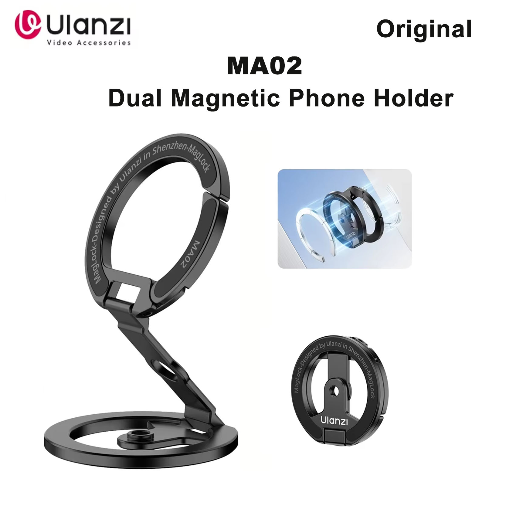 Suporte Magnético Duplo Ulanzi - Dual Phone Holder avaliação e preço