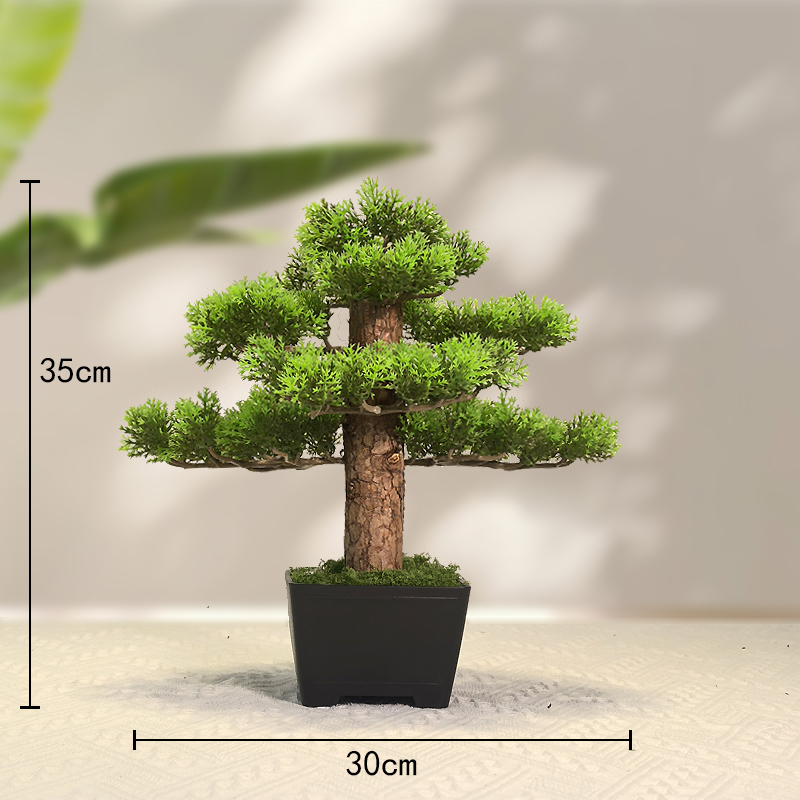 Bonsai de plantas artificiais, - Desk Setup Plants avaliação e preço