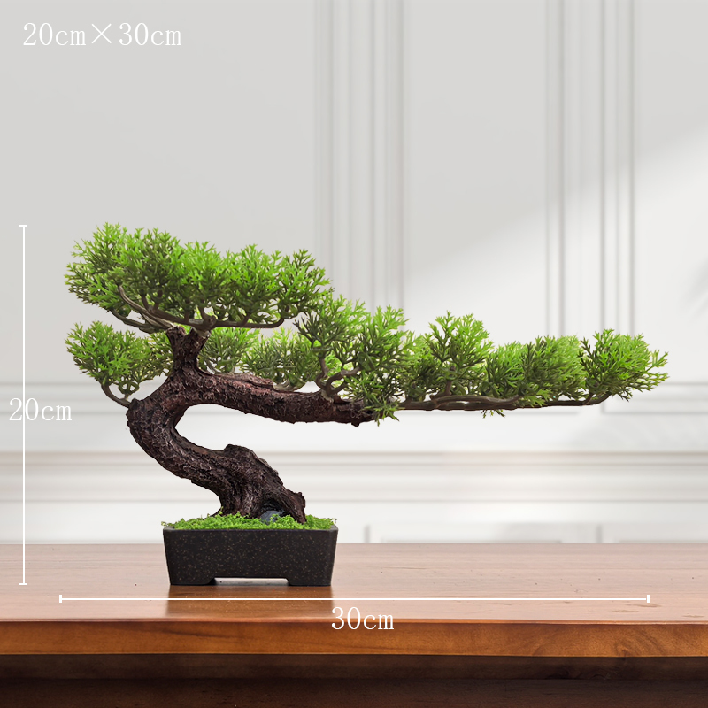 Bonsai de plantas artificiais, - Desk Setup Plants avaliação e preço