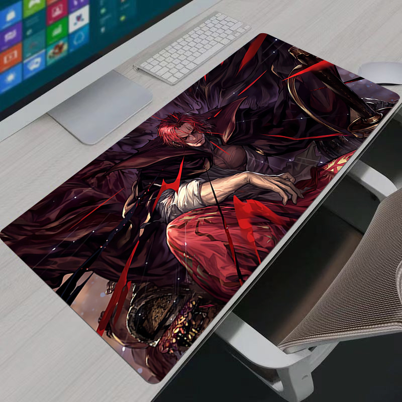 Uma peça shanks mouse pad gran - Desk Setup Mat avaliação e preço