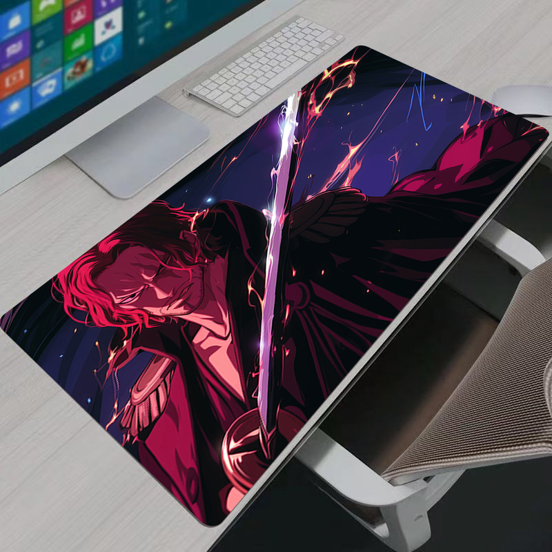 Uma peça shanks mouse pad gran - Desk Setup Mat avaliação e preço