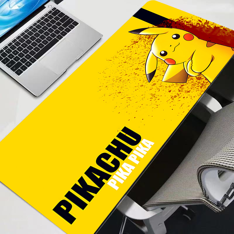 Mouse pad grande p-pikachu bor - Desk Setup Mat avaliação e preço