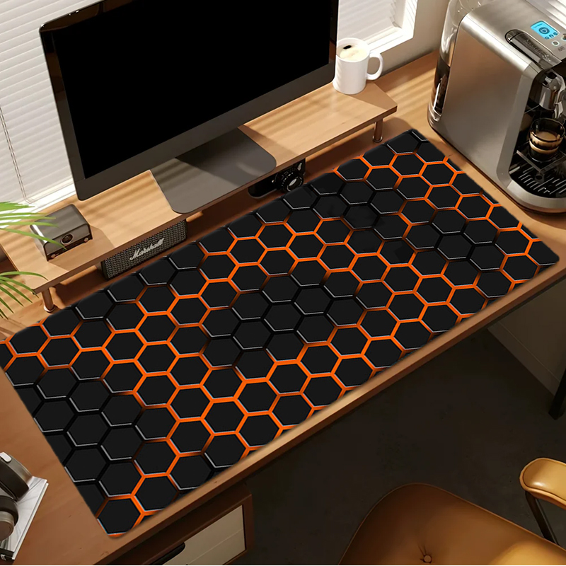 Grande Mouse Pad para Jogos co - Desk Setup Red avaliação e preço