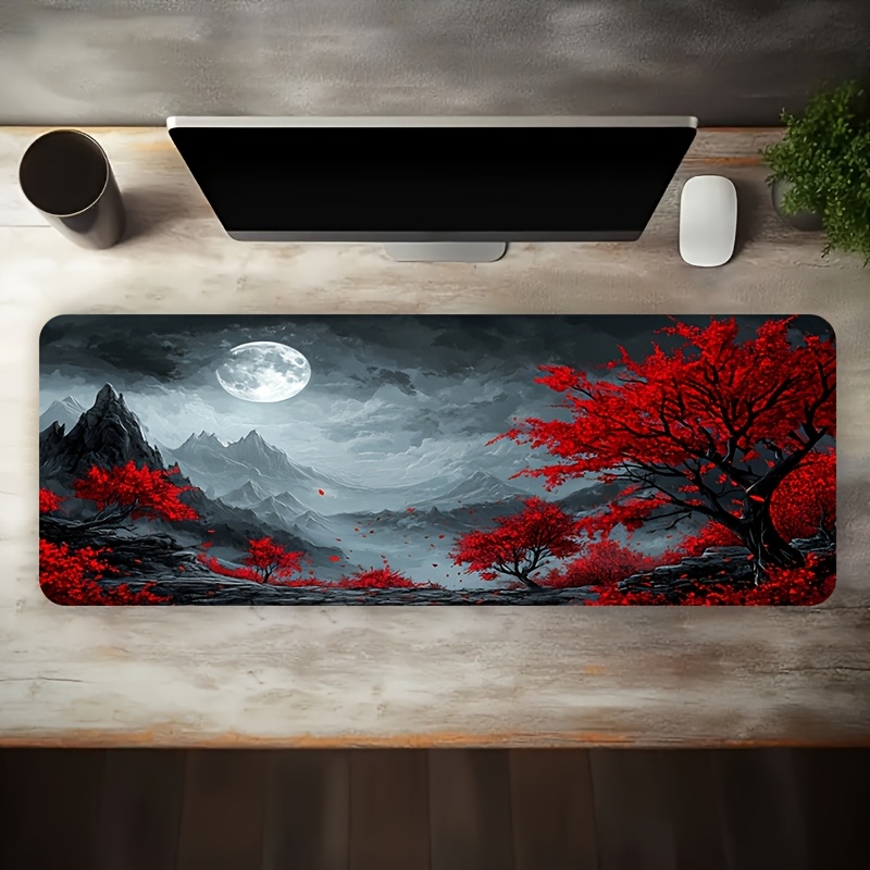 Mouse Pad Grande para Jogos co - Desk Setup Red avaliação e preço