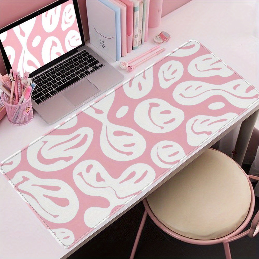 Tapete de Mesa Rosa Estético G - Desk Setup Workspace avaliação e preço