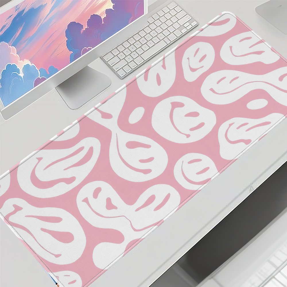 Tapete de Mesa Rosa Estético G - Desk Setup Workspace avaliação e preço
