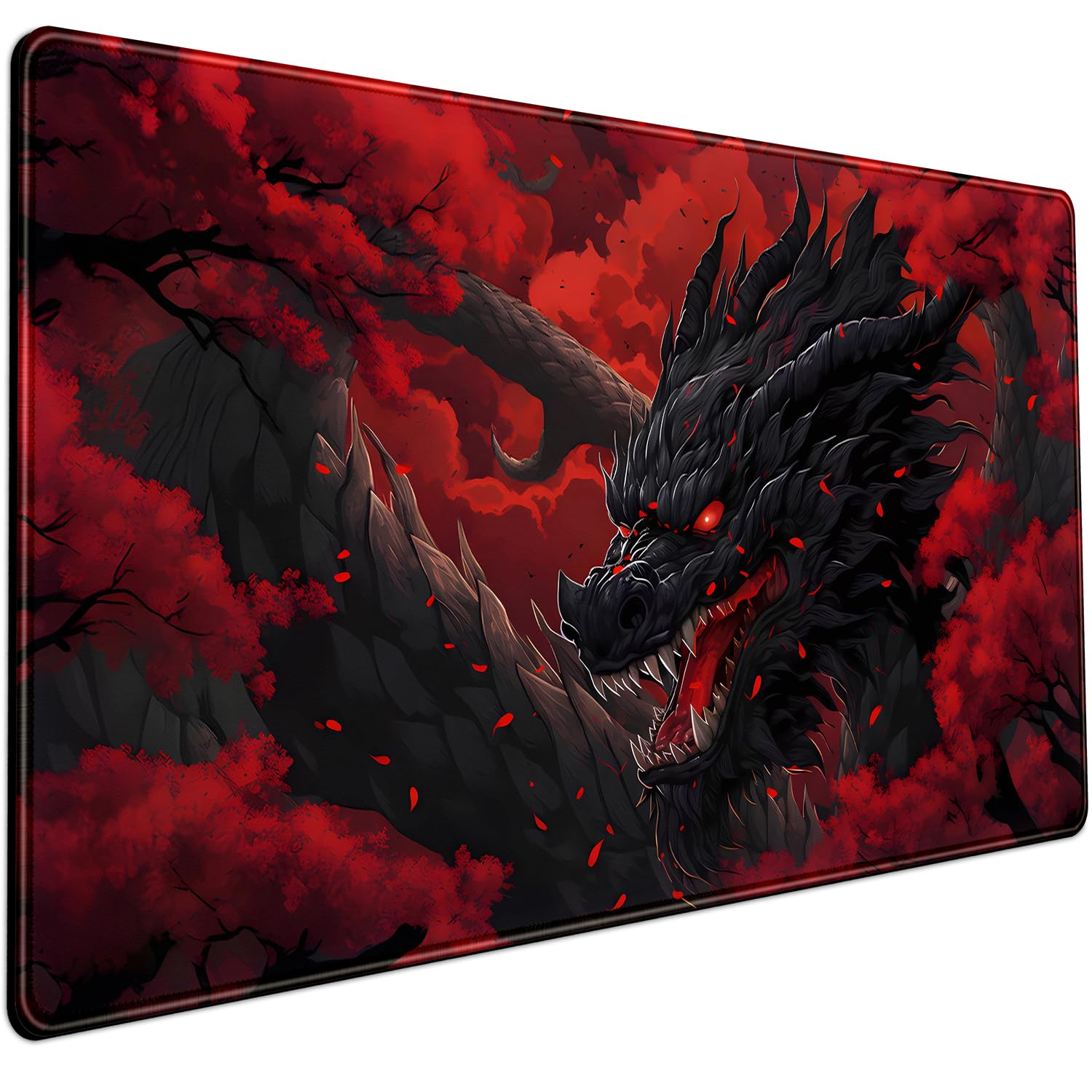 Mouse Pad Grande Dragão Engraç - Desk Setup Red avaliação e preço