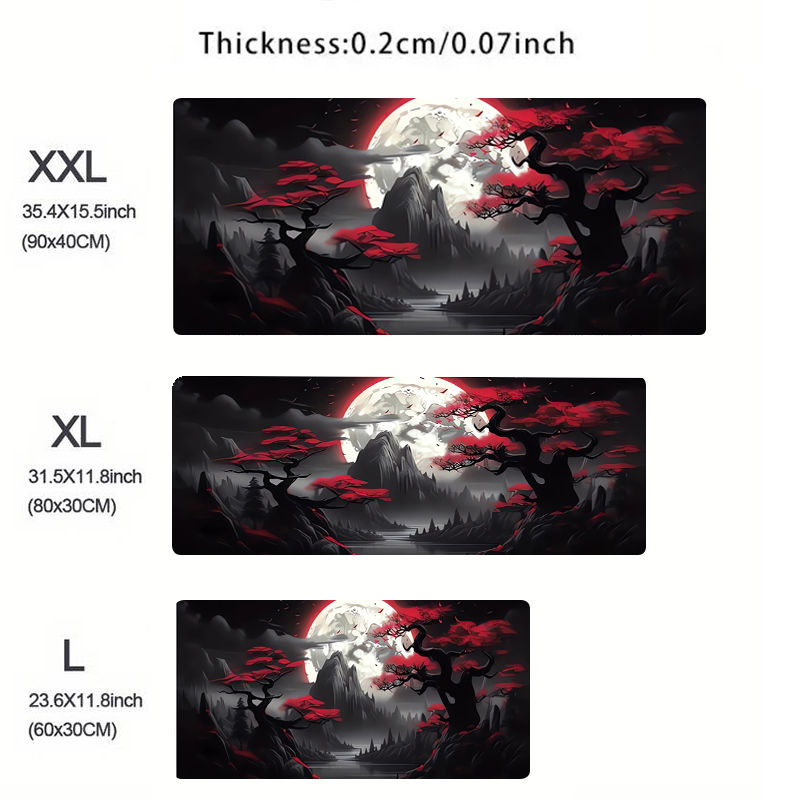 Mouse pad acessórios para jogo - Desk Setup Red avaliação e preço