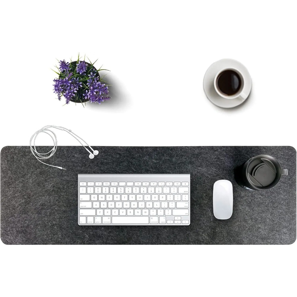 Tapete de mesa de feltro tapet - Desk Setup Ergonomic avaliação e preço
