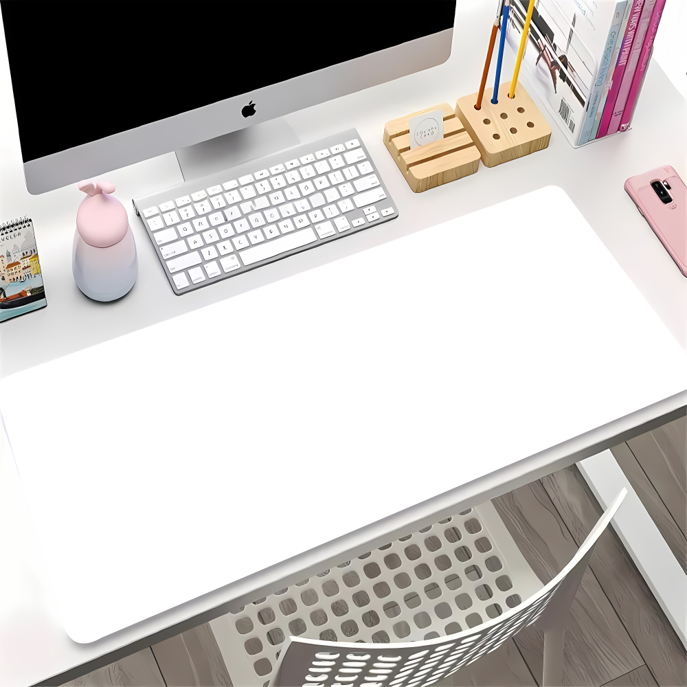 Cor sólida gaming mouse pad ga - Desk Setup With Keyboard Tray avaliação e preço