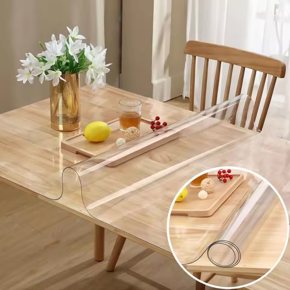 Toalha de mesa de vidro macio  - Desk Setup Wallpaper avaliação e preço