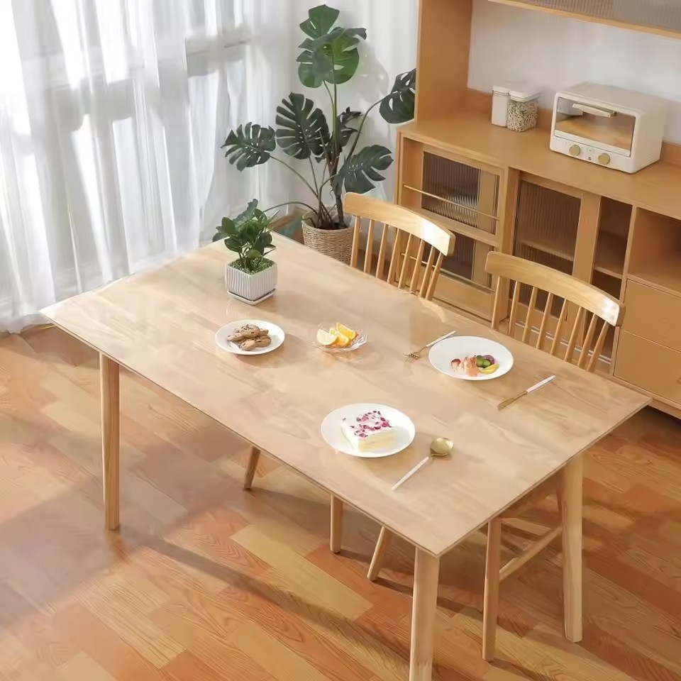 Toalha de mesa de vidro macio  - Desk Setup Wallpaper avaliação e preço