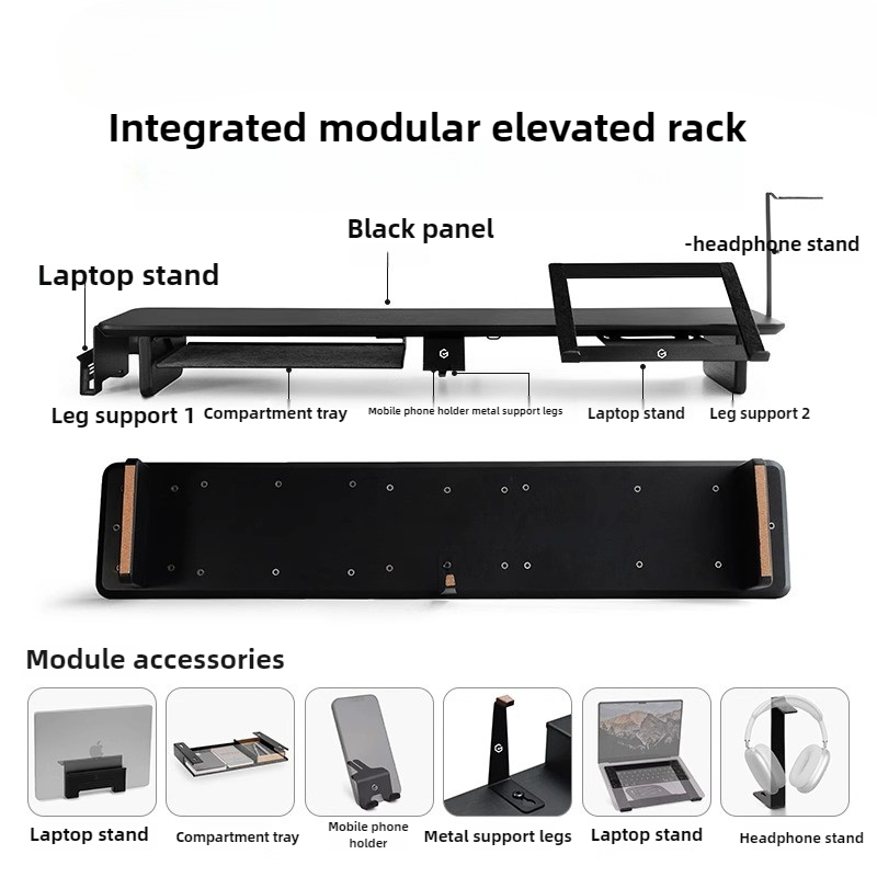Suporte modular para monitor,  - Desk Setup With Laptop And Monitor avaliação e preço