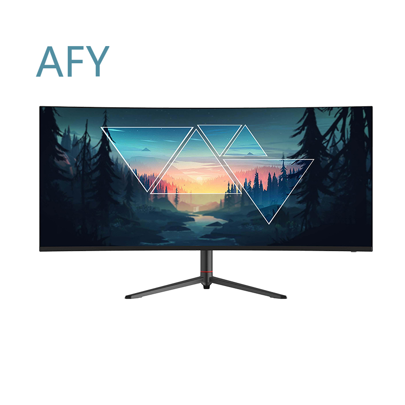 Monitor curvo para jogos Flash - Dual Monitor Desk Setup avaliação e preço