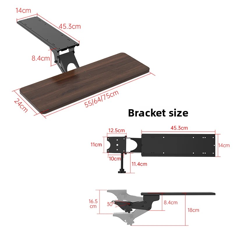Suporte Ergonômico para Teclad - Desk Setup With Keyboard Tray avaliação e preço