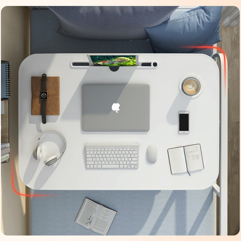 Mesa de cama dobrável pequena  - Desk Setup Notebook avaliação e preço