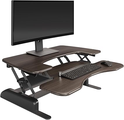 Desk Pro Plus 36, conversor pe - Dual Monitor Desk Setup avaliação e preço