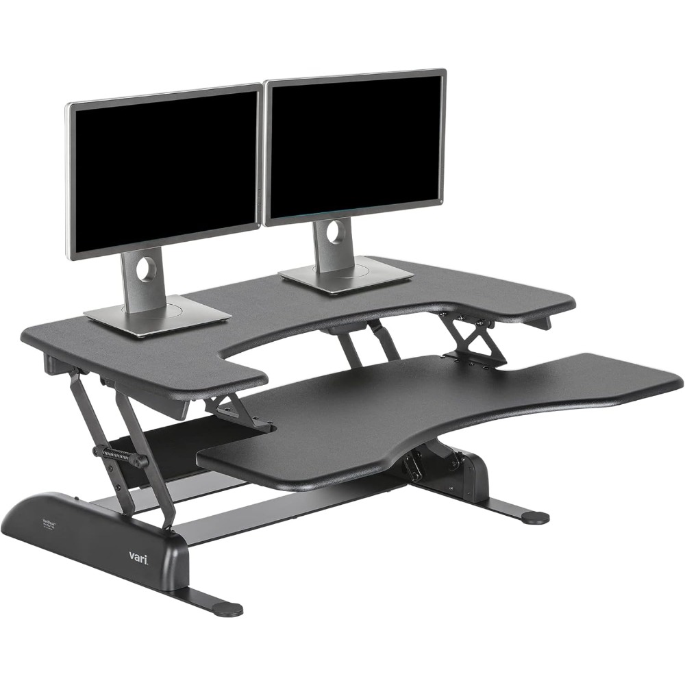 Desk Pro Plus 36, conversor pe - Dual Monitor Desk Setup avaliação e preço
