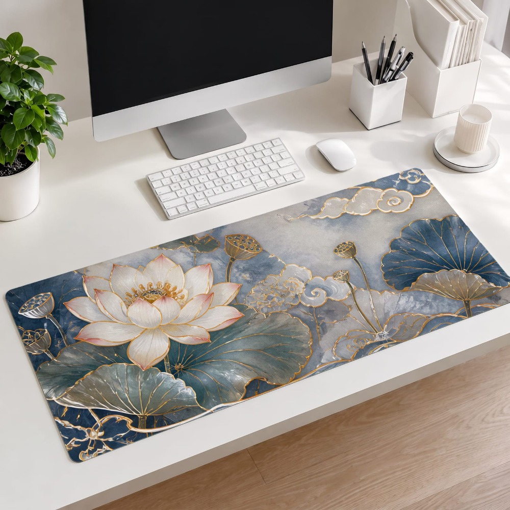 Design elegante de lótus, base - Desk Setup Workspace avaliação e preço