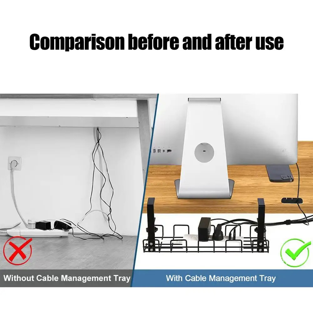 Caixa de gerenciamento de cabo - Desk Setup Shelves avaliação e preço