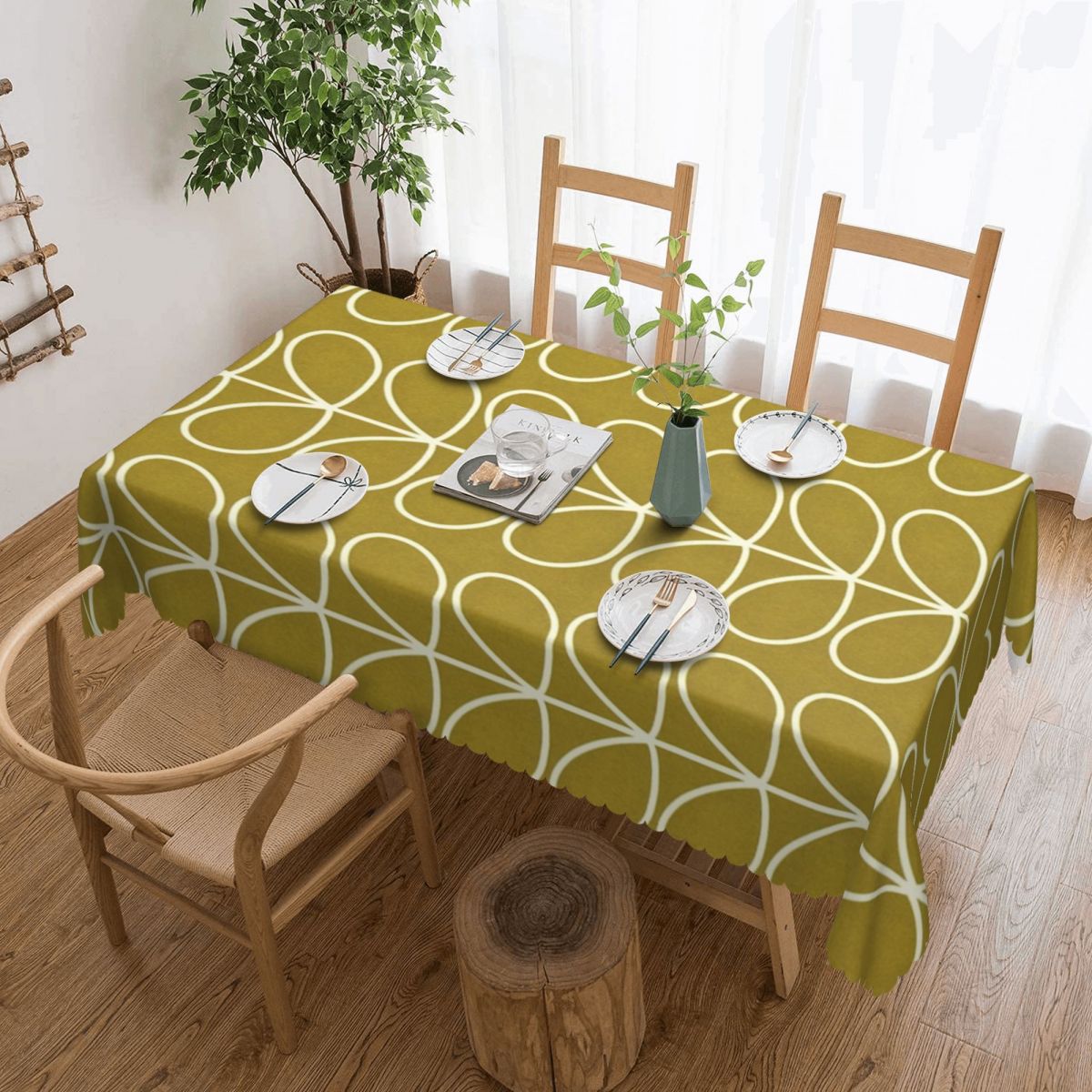 Toalha De Mesa Retangular Reta - Desk Setup Wallpaper avaliação e preço
