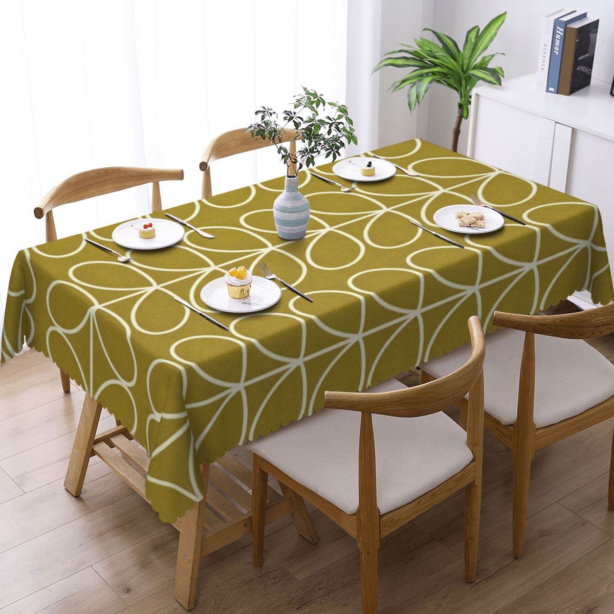 Toalha De Mesa Retangular Reta - Desk Setup Wallpaper avaliação e preço