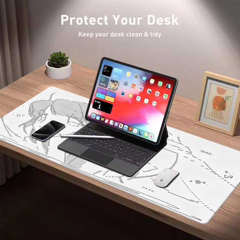 1Pç Mouse Pad de Couro Anime A - Desk Setup Ergonomic avaliação e preço