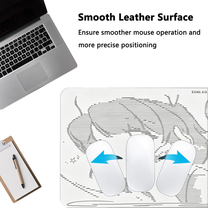 1Pç Mouse Pad de Couro Anime A - Desk Setup Ergonomic avaliação e preço